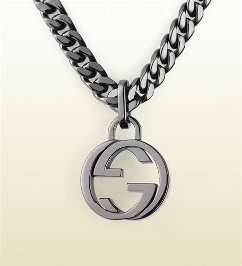 gucci interlocking g necklace womens|Gucci interlocking g pendant necklace.